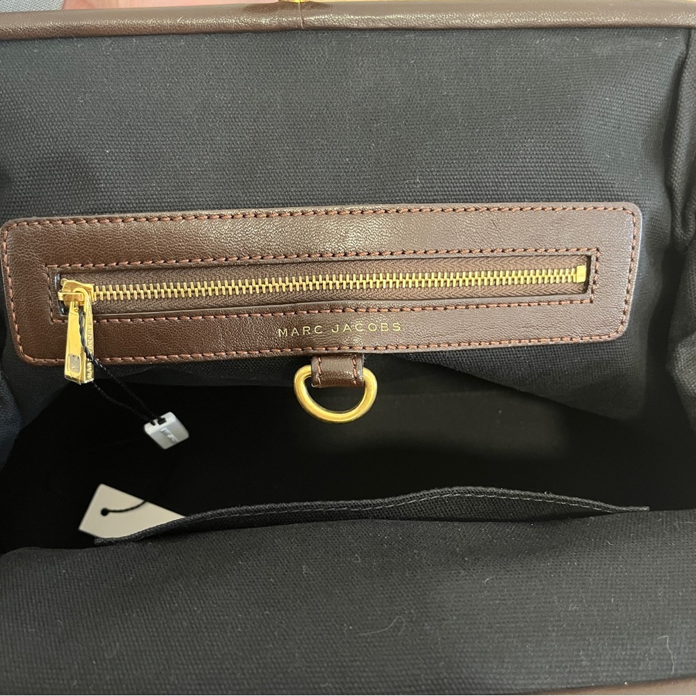 Marc Jacobs Stam Brown Quilted Satchel - Picture 10 of 16